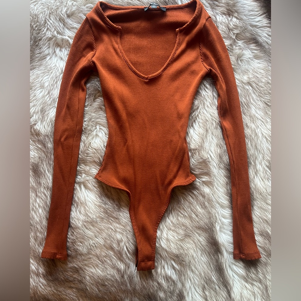 Burnt Orange Bodysuit
